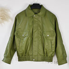 Evie Oversize Leather Jacket