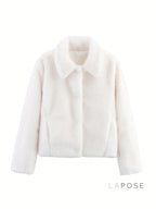Ezmae Faux Fur Lapel Jacket