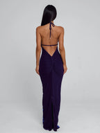 Faelynn Ruched Mesh Maxi Dress