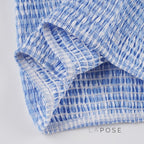 Farryn Scalloped Plaid Shorts