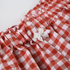 Fatoumata Bow Plaid Shorts