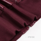 Florencia Cropped Faux Leather Jacket