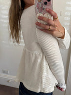 Goddess Knit Lace Square Top