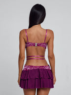 Grace Tiered Lace Mini Dress