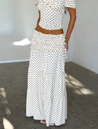 Soleil Polka Dot Ruffle Set