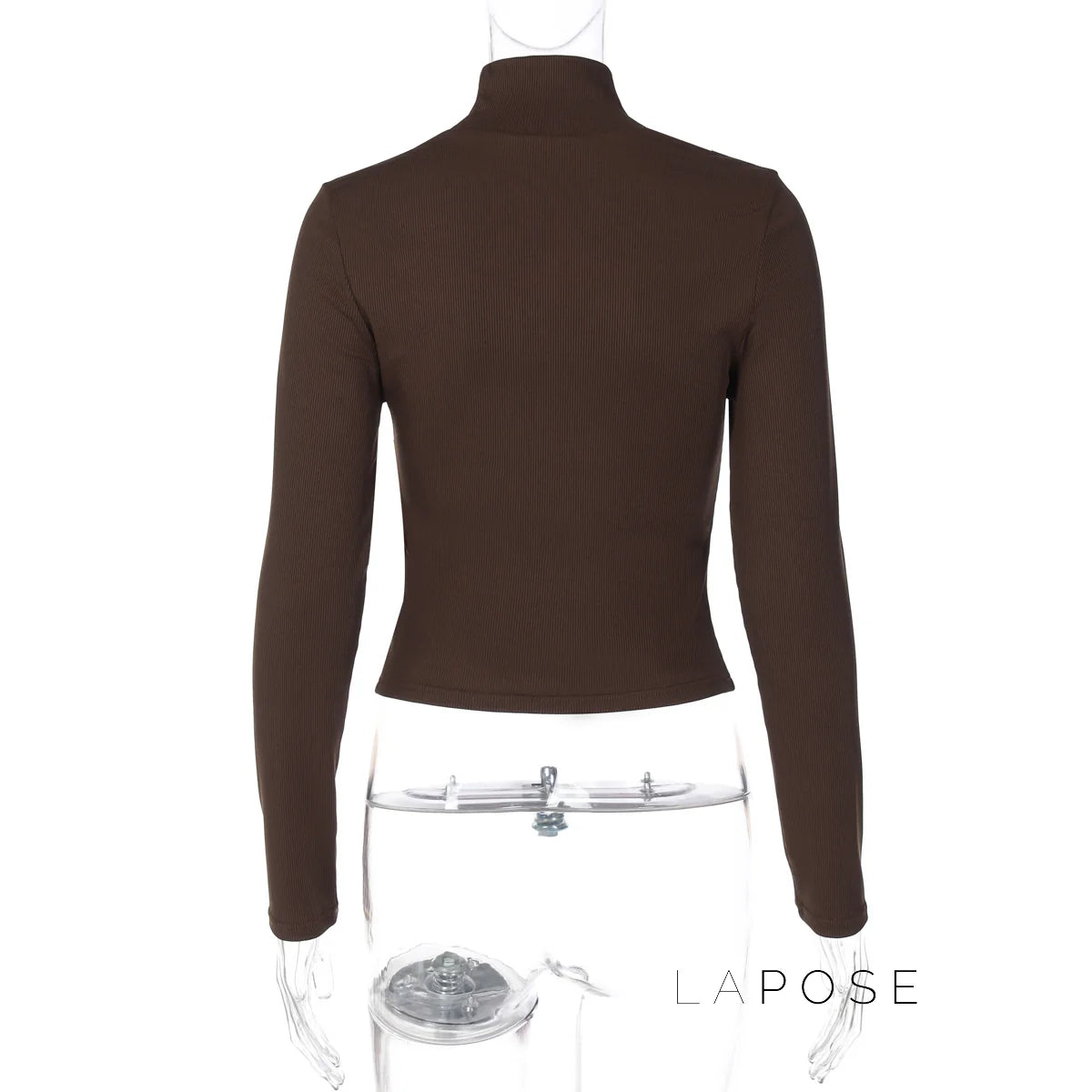 Graciela Ribbed Turtleneck Top