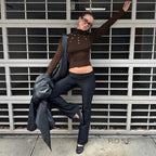 Graciela Ribbed Turtleneck Top