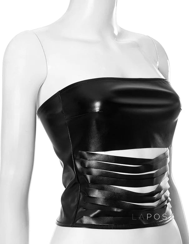 Gretta Zipper Tube Top