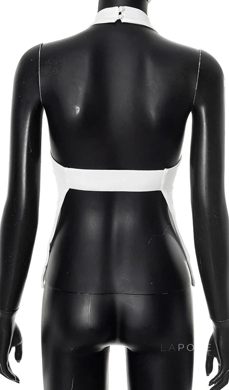 Gwyneth Backless Halter Top
