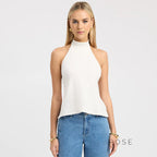 Gwyneth Backless Halter Top