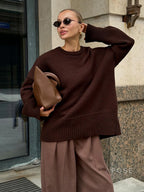 Halen Cozy Knit Loose Pullover