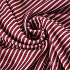 Haley Red Striped Lace Top