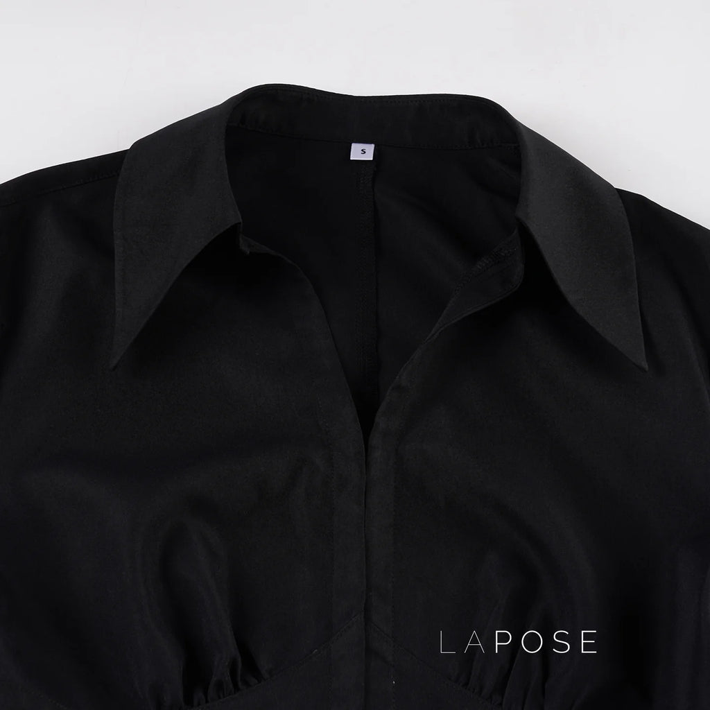 Halina Classic Button-Up Shirt