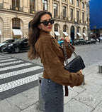 Hareem Suede Double-Breasted Jacket