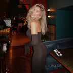 Haydee Off Shoulder Fishtail Dress