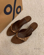 Hayven Retro Rivet Stiletto Sandals