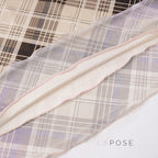 Hayzlee Plaid Bow Midi Skirt