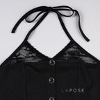 Heavenlee Lace Halter Top