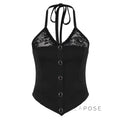 Heavenlee Lace Halter Top