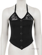 Heavenlee Lace Halter Top