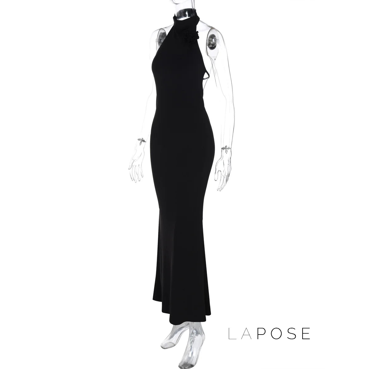 Iliana Halter Backless Maxi Dress