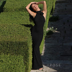 Iliana Halter Backless Maxi Dress