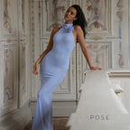 Iliana Halter Backless Maxi Dress