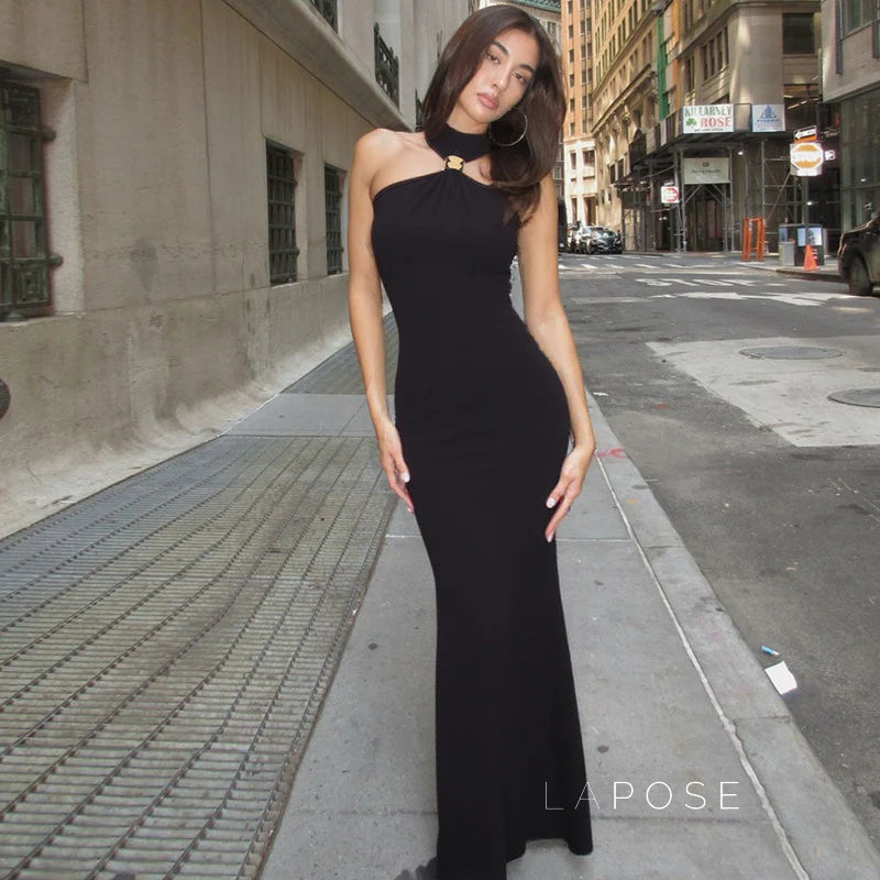 Ira Halter Maxi Dress