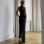 Ira Halter Maxi Dress