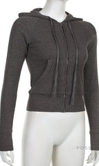 Isabel Knitted Zip Hoodie