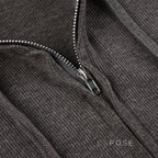 Isabel Knitted Zip Hoodie