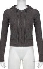 Isabel Knitted Zip Hoodie