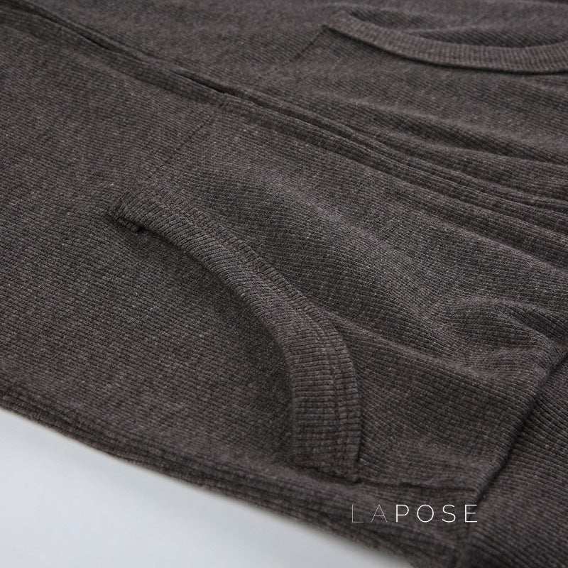 Isabel Knitted Zip Hoodie
