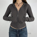 Isabel Knitted Zip Hoodie