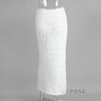 Isadora Faux Fur Maxi Skirt