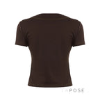 Ishika Fitted V-Neck Crop Top