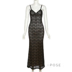 Iyonna Lace Trim Maxi Dress