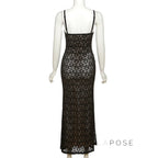 Iyonna Lace Trim Maxi Dress