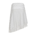 Izel Polka Dot Mesh Midi Skirt