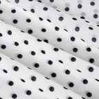 Izel Polka Dot Mesh Midi Skirt