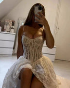 Jaleah Lace Corset Mini Dress