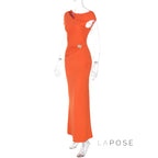 Jaleyah Backless Maxi Dress