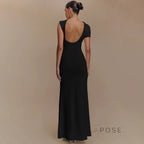 Jaleyah Backless Maxi Dress