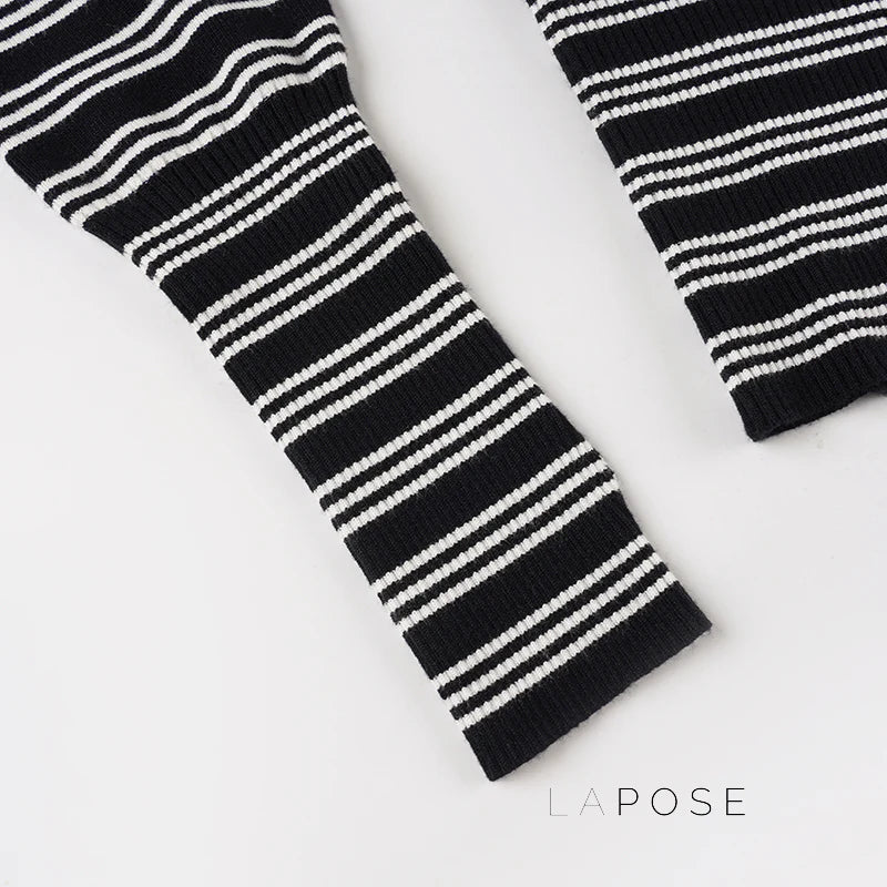 Jamari Striped Cardigan Short Set