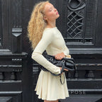 Jamyah Pleated Mini Dress