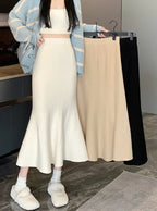 Janyla Knit Fishtail Skirt