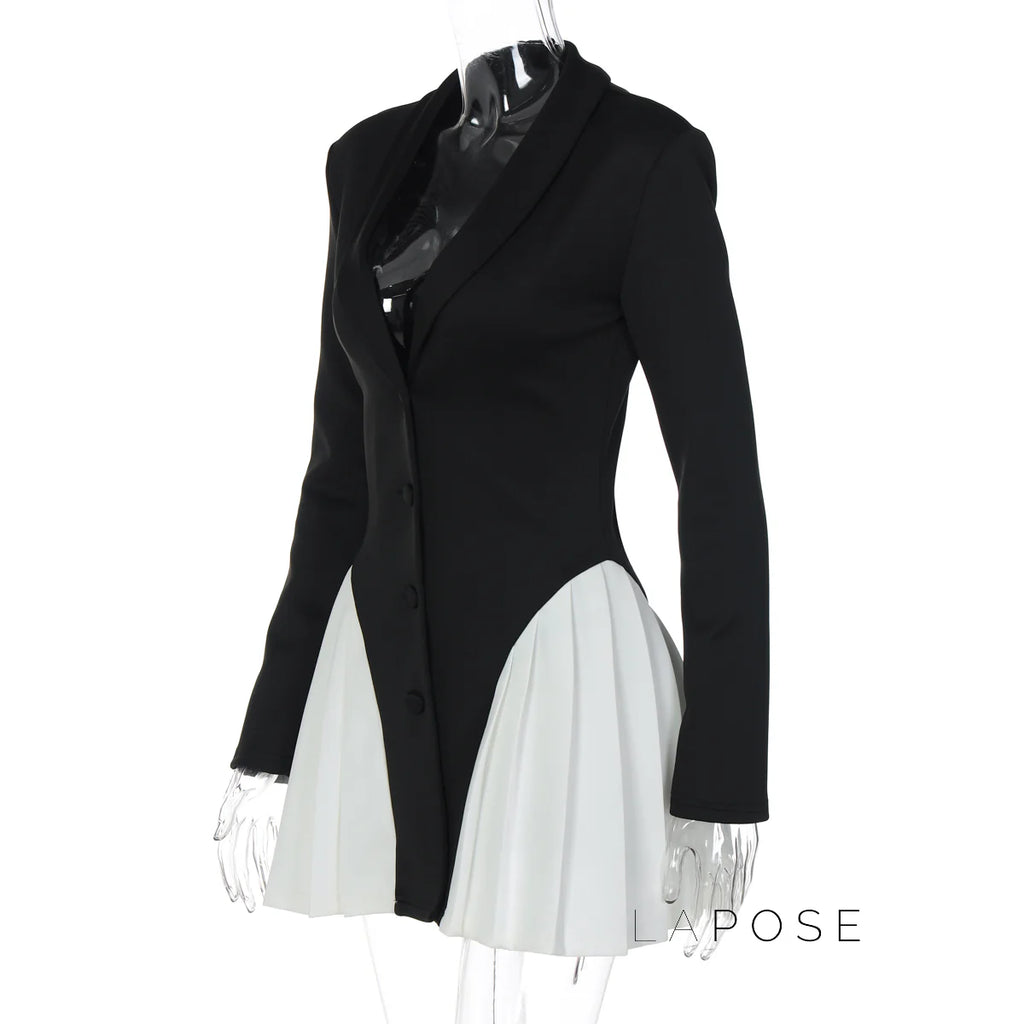 Jayani Contrasting Trim Skirt Set