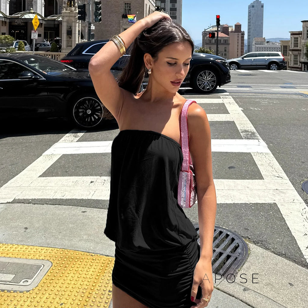 Jeanelle Strapless Mini Dress