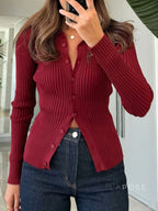 Jessalynn Knit Polo Top