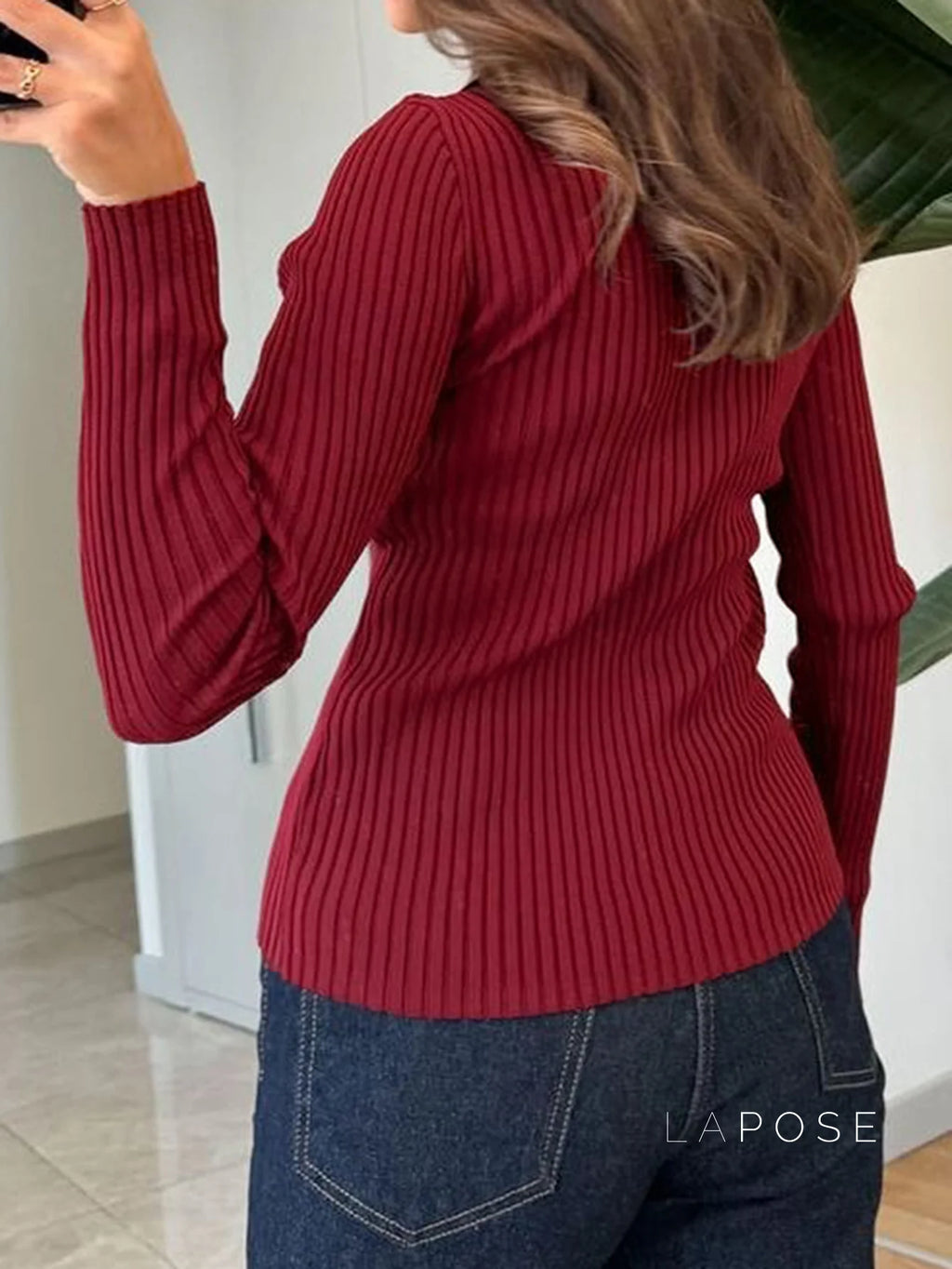 Jessalynn Knit Polo Top